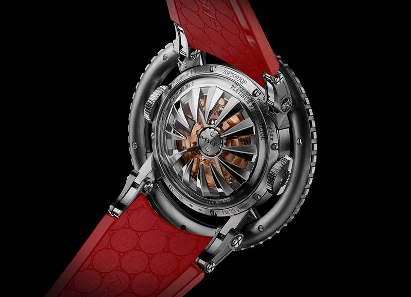 MB&F HM7 Aquapod 鉑金紅色腕表-復(fù)刻表