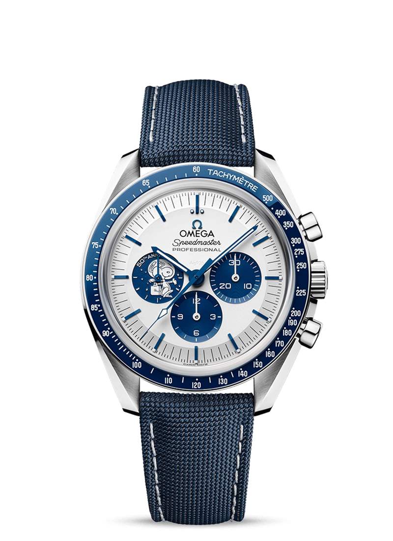 第三代史努比登月表（310.32.42.50.02.001）國外定價為9,600美金（折合約HK $75,350）。 （OMEGA官網(wǎng)）