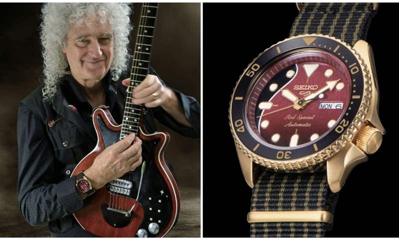 皇后樂迷high起來!SEIKO 5 x 皇后合唱團Brian May 聯名第二彈-復刻表