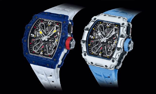 蝶形自動(dòng)盤,自由切換上鏈模式!RICHARD MILLE RM 35-03 Rafael Nadal自動(dòng)上鏈腕表-復(fù)刻表