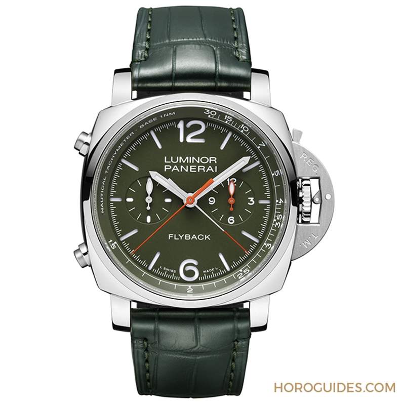 Panerai Luminor Chrono Flyback飛返計時新作二連發,陶瓷殼、軍綠面各展特色-復刻表