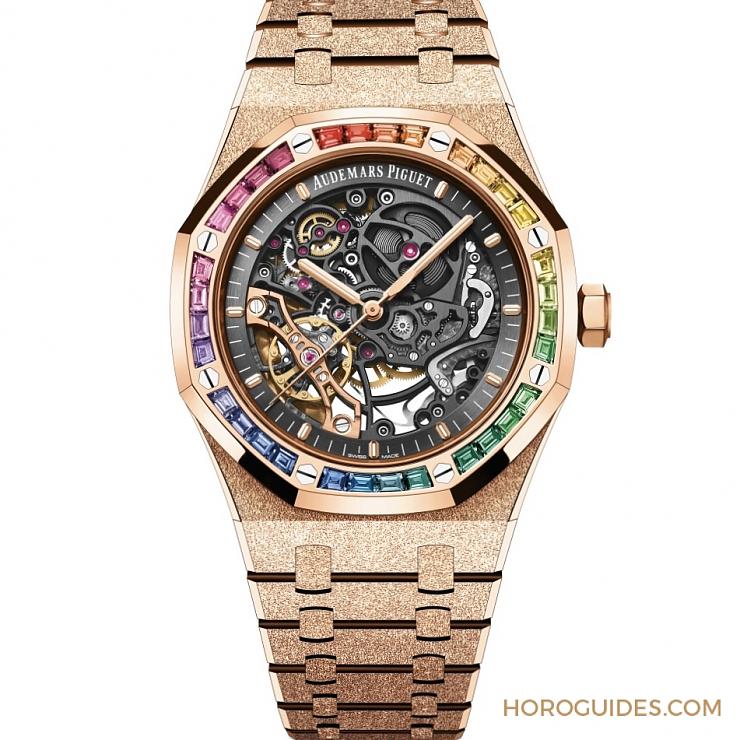 紫水晶圈!霜金彩虹圈!這是愛彼皇家橡樹表系里的盛世美顏-復刻表