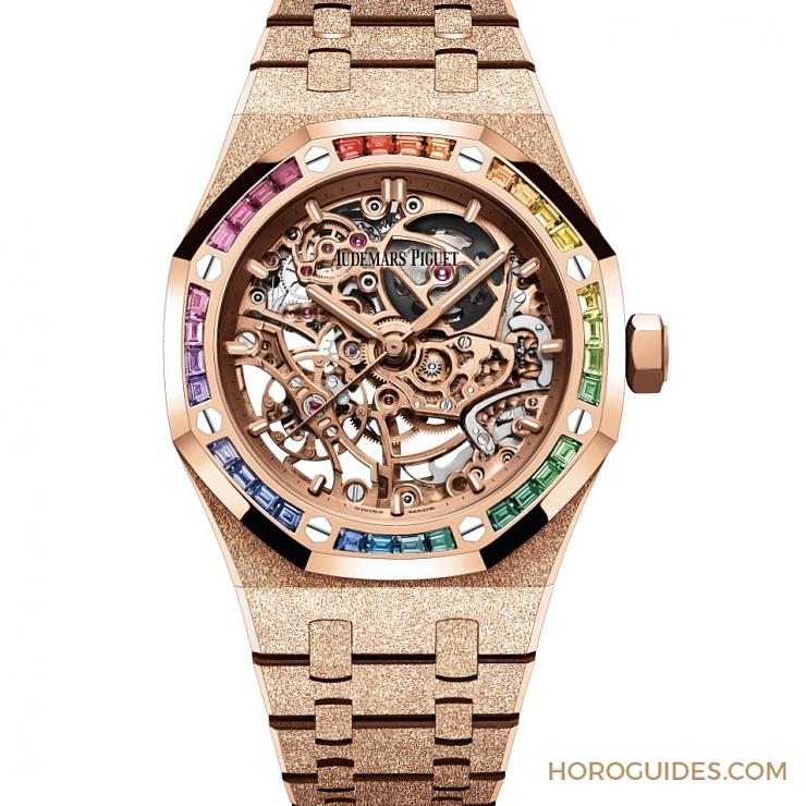 紫水晶圈!霜金彩虹圈!這是愛彼皇家橡樹表系里的盛世美顏-復刻表