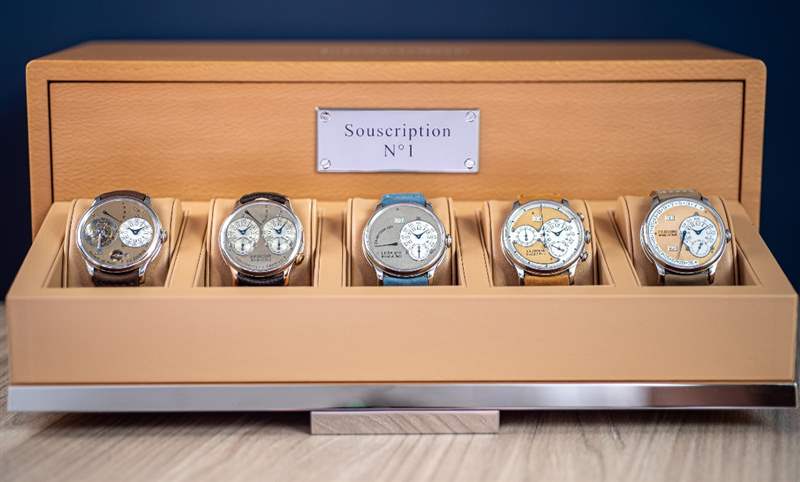 天字第一號大集合!FP Journe開基立業之作Souscription系列五只N°1首次集齊現身-復刻表