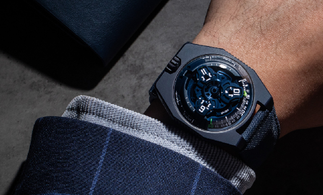 藍色星球之夢|URWERK UR-100V Blue Planet限量腕表-復刻表