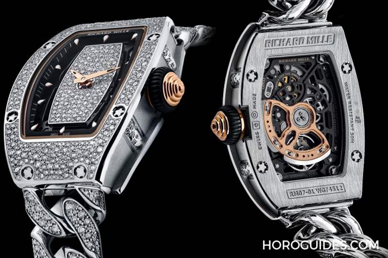 Richard Mille女表再添新作,RM07-01雪花鑲嵌鉆表-復(fù)刻表