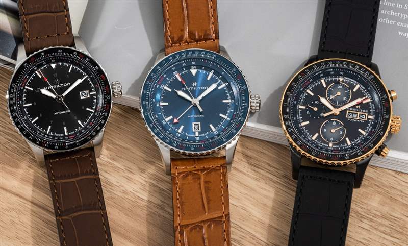 真男人的飛行三部曲|漢米爾頓卡其航空Converter系列三針日期、計時與兩地時間-復刻表