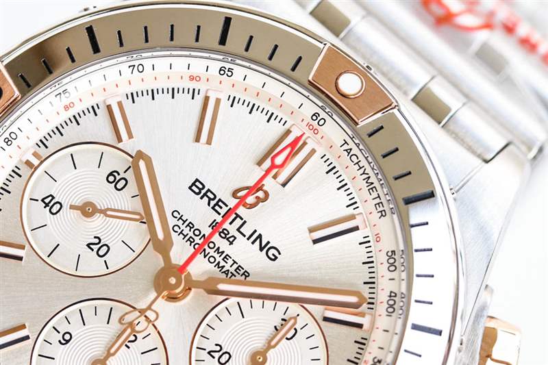 GF廠百年靈機械計時B01「鋼王」電鍍玫瑰金復刻版-復刻表