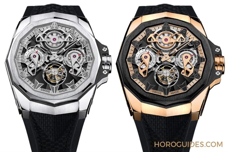 海洋風(fēng)格領(lǐng)航之選|Corum海軍上將AC-One 45鏤空陀飛輪與AC-One 38女仕鉆表-復(fù)刻表