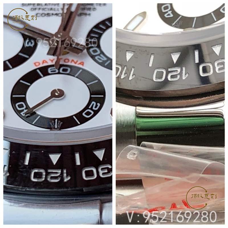 N廠勞力士4130迪通拿v3版對(duì)比v2版和正品復(fù)刻做工如何呢-復(fù)刻表
