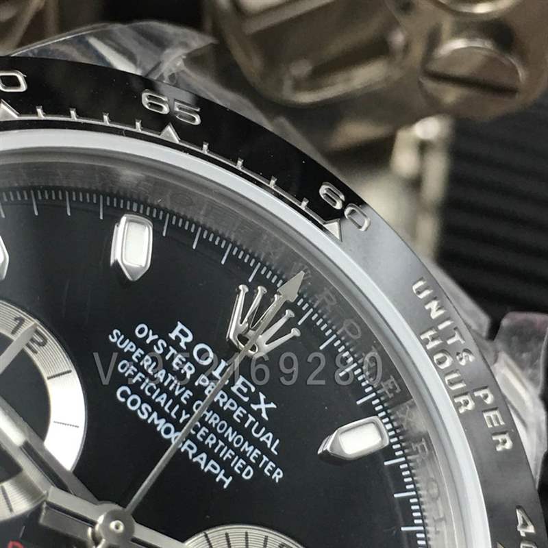 N廠迪通拿V3版「4130機芯」黑鋼迪116500LN陶瓷圈黑面表盤-復(fù)刻表