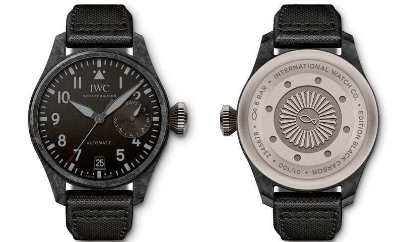 不僅限量,還有隱藏版|IWC大型飛行員「黑碳」特別版-復刻表