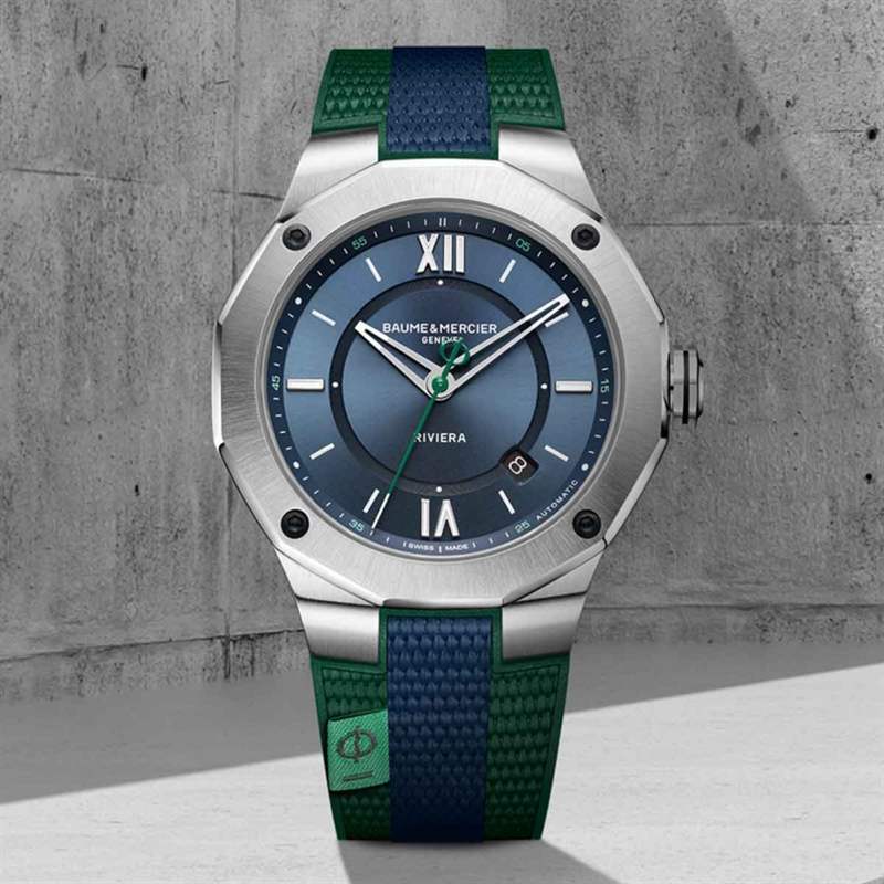 Riviera 10688 雙色風格 Baume & Mercier 將屬于夏天的色彩帶到腕上-復刻表