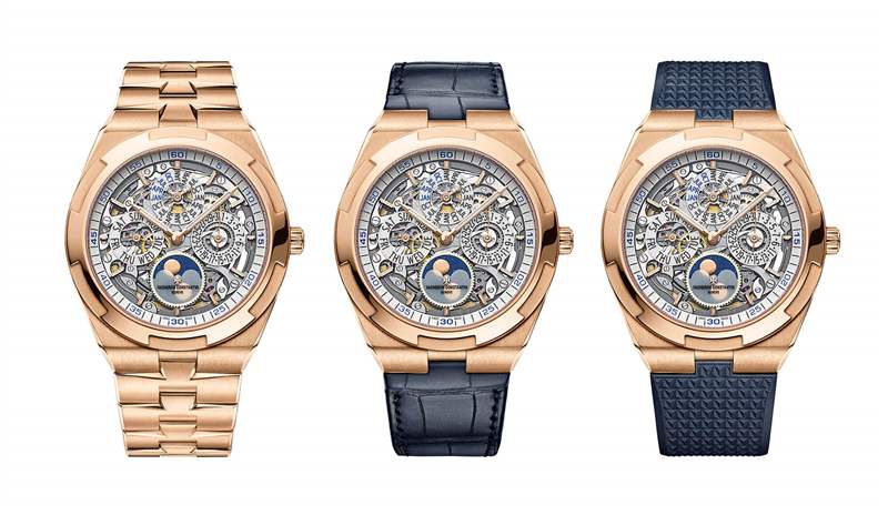 江詩(shī)丹頓海外超薄萬(wàn)年歷鏤空