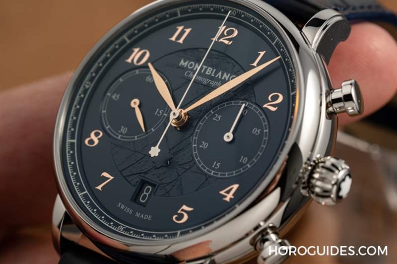 MONTBLANC - 冰川紋藍面，暮色下的白朗峰頂印象｜Montblanc明星傳承系列限量新作