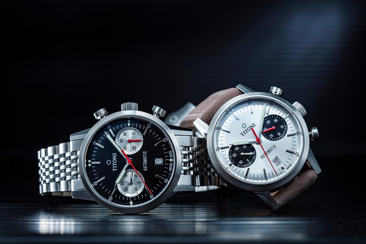TITONI Heritage傳承系列計時碼表:復古元素集一身!-復刻表