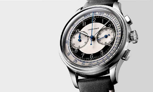 「沒(méi)有」日期窗的原版復(fù)刻:浪琴Heritage Classic Tuxedo復(fù)刻表-復(fù)刻表