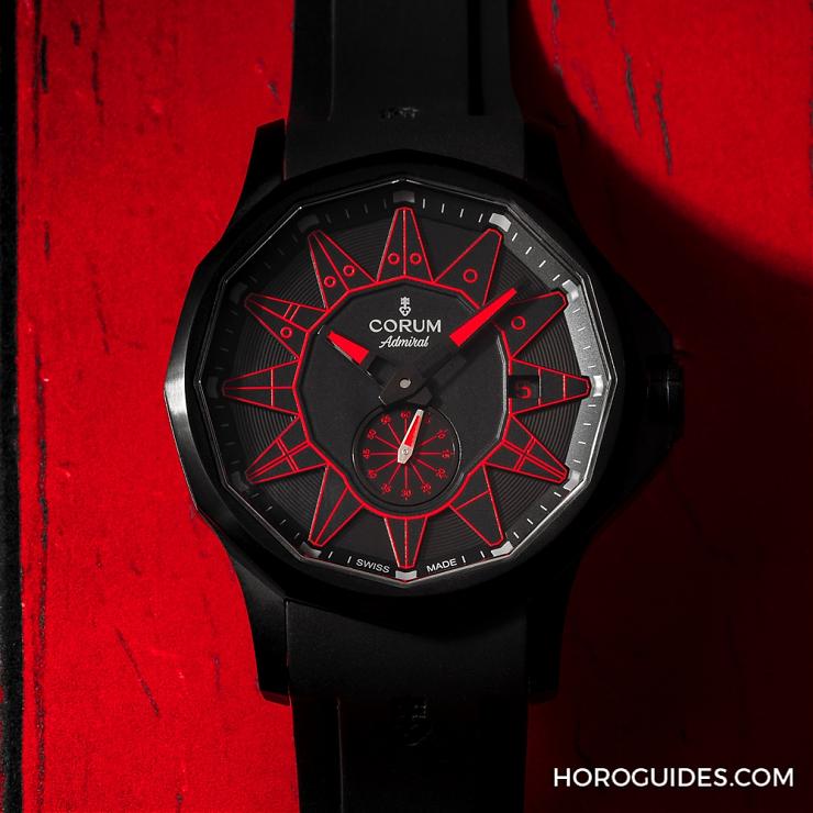 CORUM - 黑潮涌現，五色齊發｜Corum Admiral 42 Automatic Full Black