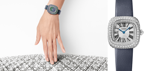 la panthère美洲豹系列，或者創新coussin de cartier表款系列，卡地亞從未停下在超越經典的可能