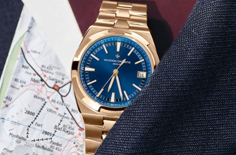 江詩丹頓2020新作! Vacheron Constantin Overseas自動上鏈腕表帶來典雅粉紅金X藍面設定
