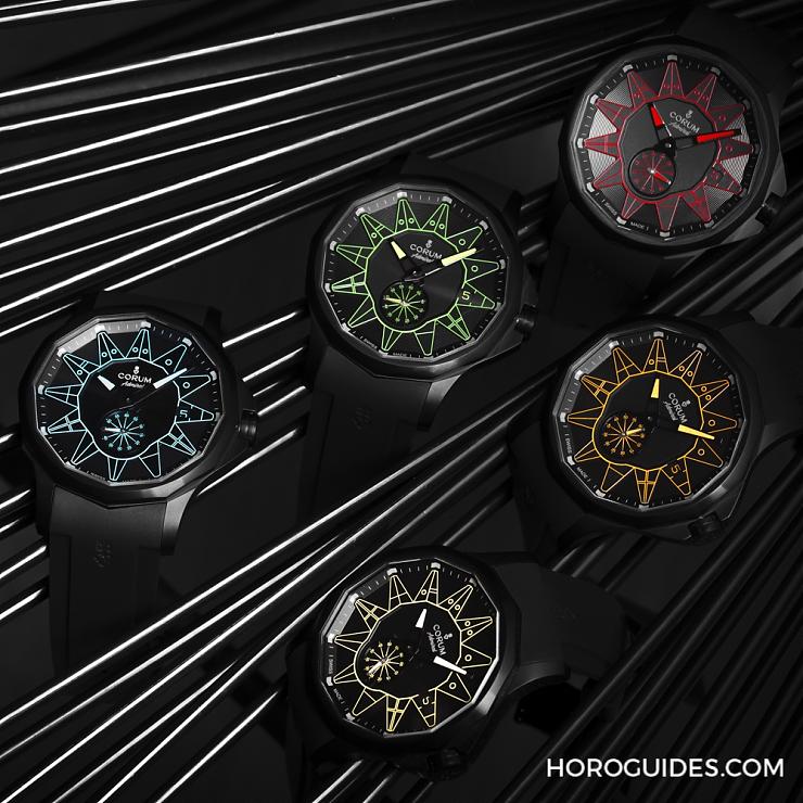 CORUM - 黑潮涌現，五色齊發｜Corum Admiral 42 Automatic Full Black