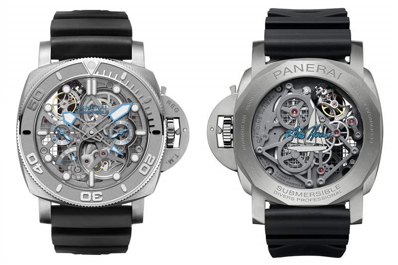 沛納海潛水式 Ecopangaea Tourbillon GMT Mike Horn Edition