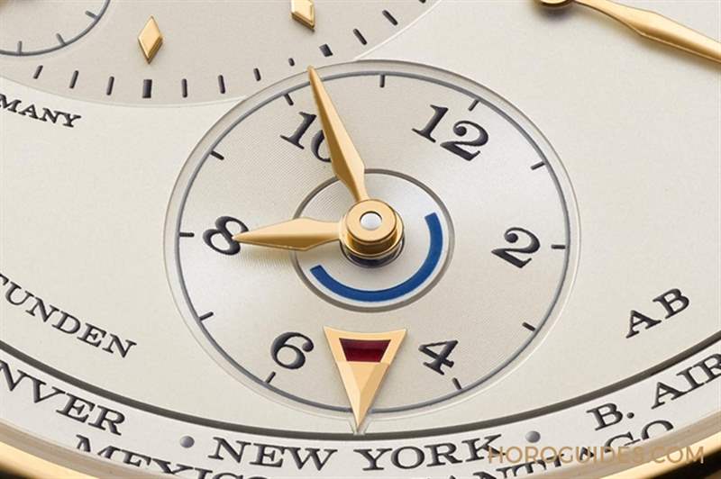 朗格Lange 1 Time Zone搭載全新自制機芯,新增實用日夜顯示-復刻表