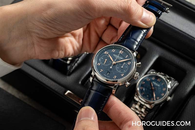 MONTBLANC - 冰川紋藍面，暮色下的白朗峰頂印象｜Montblanc明星傳承系列限量新作