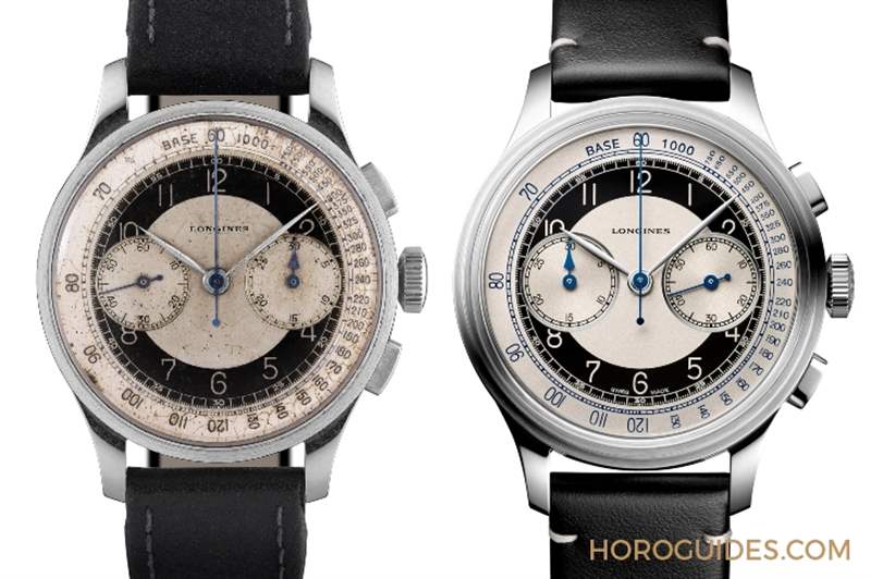 「沒(méi)有」日期窗的原版復(fù)刻:浪琴Heritage Classic Tuxedo復(fù)刻表-復(fù)刻表