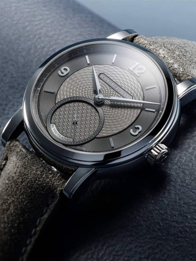 芬蘭小眾手表Kari Voutilainen的Schwarz Etienne Roma Synergy獨特紋路手表-復(fù)刻表