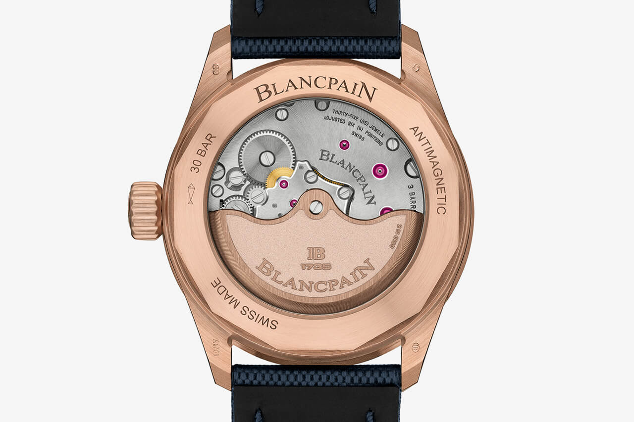 寶珀5000Sedna Gold五十噚深海潛水艇-復(fù)刻表