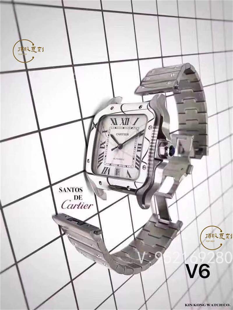 V6廠卡地亞大號山度士桑托斯WSSA0009復(fù)刻表做工怎么樣-V6廠山度士-復(fù)刻表