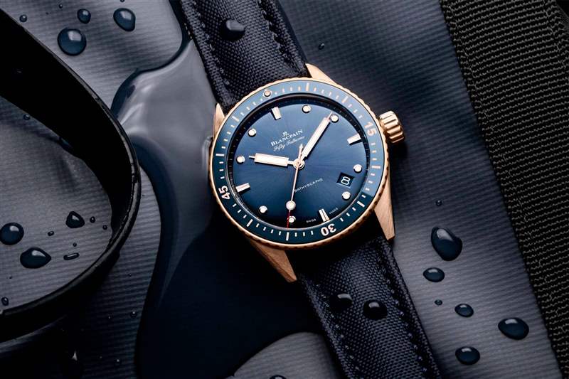 寶珀5000Sedna Gold五十噚深海潛水艇-復(fù)刻表