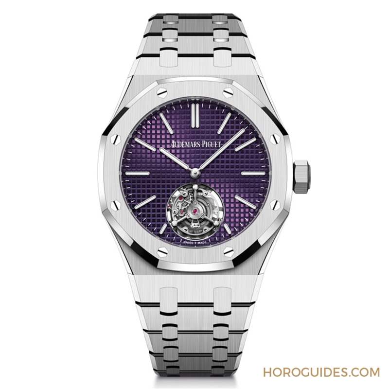 愛(ài)彼RD#3又更小了!37mm款以墨紫面盤初亮相-復(fù)刻表