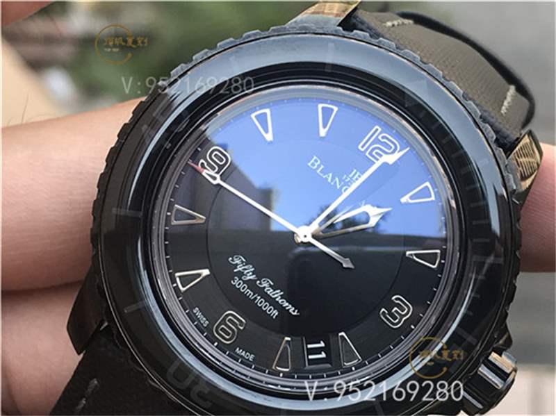 ZF廠寶珀五十噚黑武士5015-11C30-52復刻表做工怎么樣-復刻表