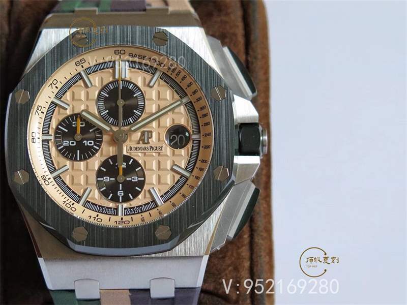JF廠AP愛彼26400迷彩色皇家橡樹離岸型計時復刻表做工怎么樣-復刻表