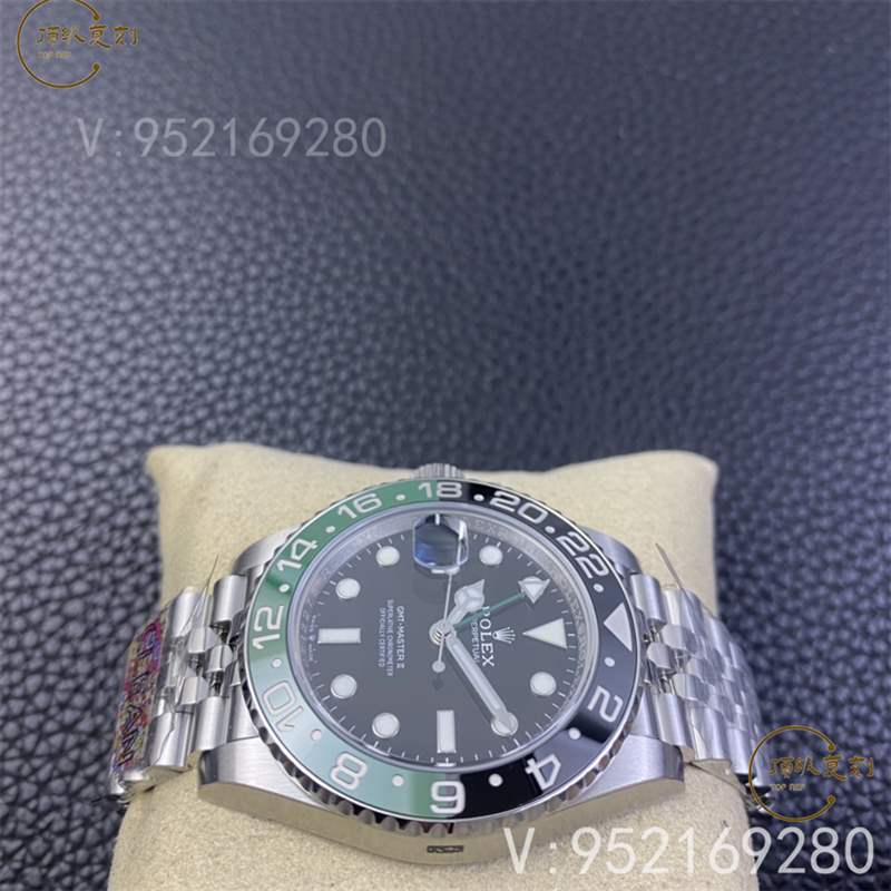 C廠(Clean廠)勞力士格林尼治雪碧黑綠圈左撇子復刻表M126720對比正品怎么樣-復刻表