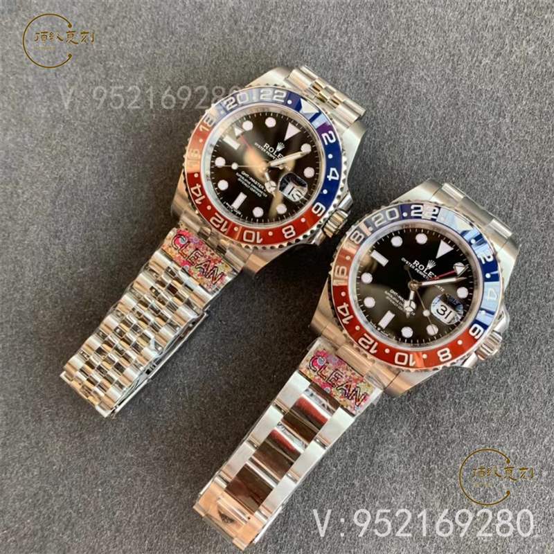 C廠(Clean廠)勞力士格林尼治可樂圈復刻表m126710對比正品怎么樣-復刻表