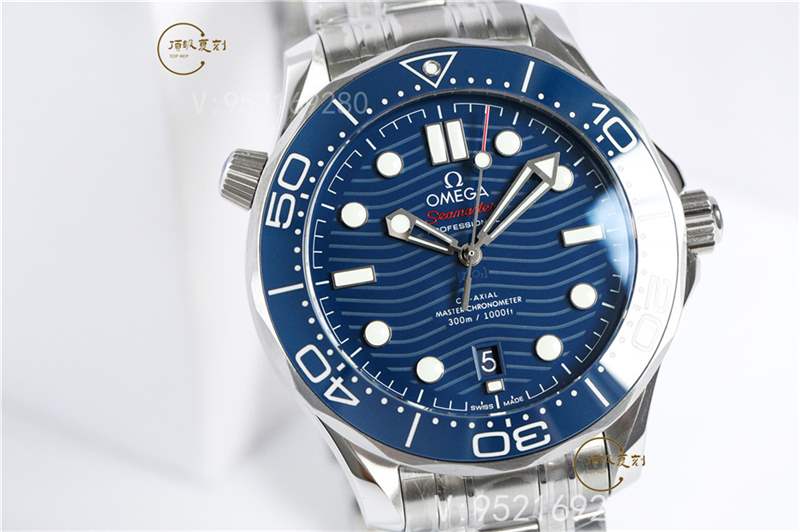 VS廠復(fù)刻藍(lán)盤海馬300腕表市場天花板級(jí)別做工-復(fù)刻表