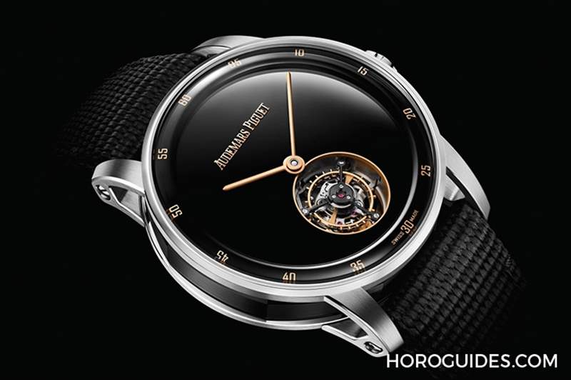 拿掉時(shí)標(biāo)更簡(jiǎn)潔,自動(dòng)上鏈飛行陀飛輪腕表-復(fù)刻表