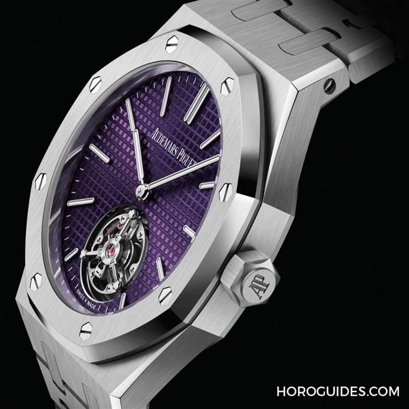 愛(ài)彼RD#3又更小了!37mm款以墨紫面盤初亮相-復(fù)刻表