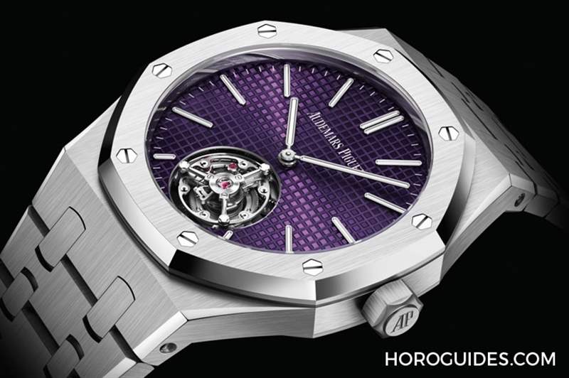 愛(ài)彼RD#3又更小了!37mm款以墨紫面盤初亮相-復(fù)刻表