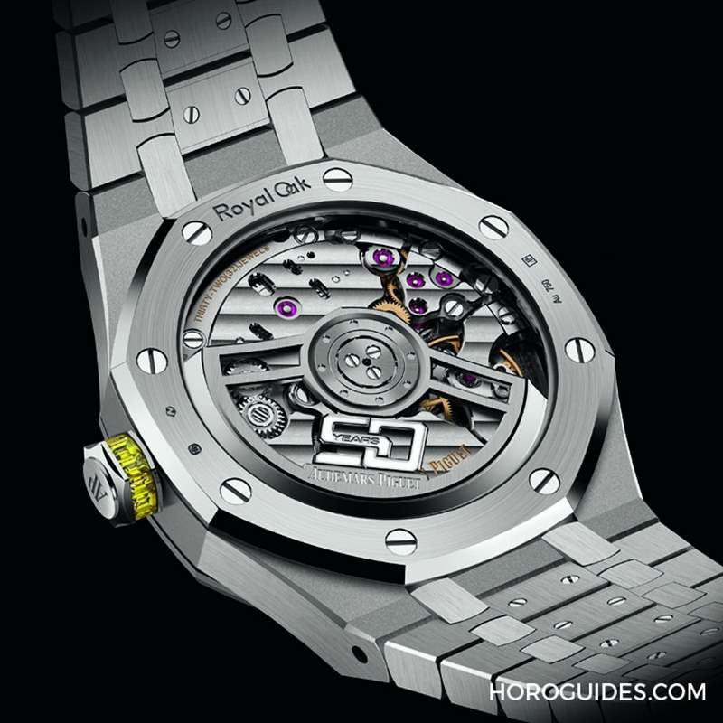 10種寶石上陣!款款都是主角|愛彼皇家橡樹系列自動上鏈腕表白金款-復刻表