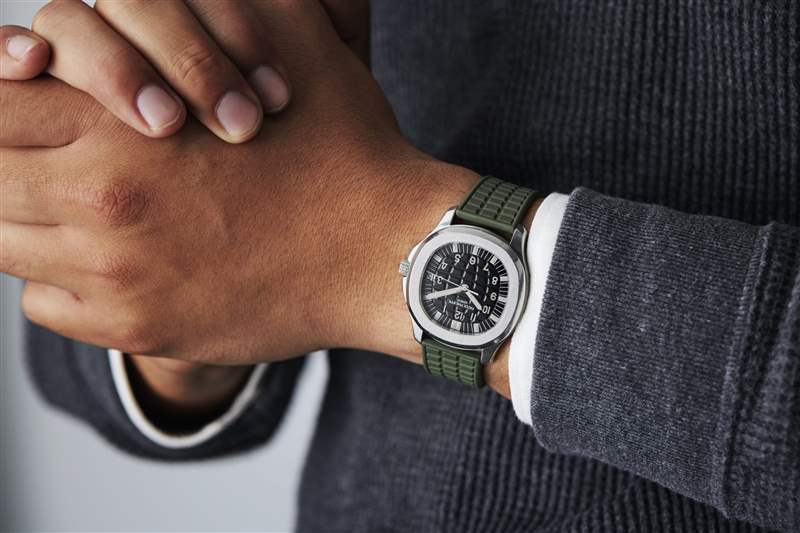 手腕上的百達翡麗 Aquanaut