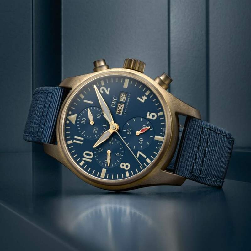 IWC 2022最新飛行表Pilot's Watch Chronograph 41｜更硬凈的青銅合金-復(fù)刻表
