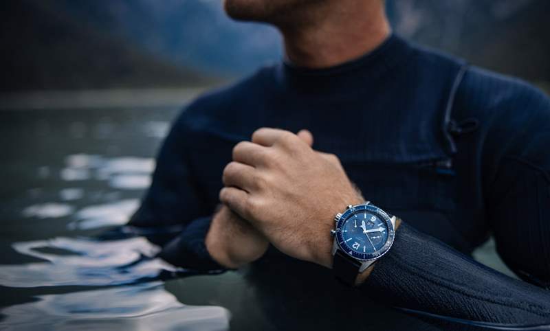 藍面、藍陶瓷圈打頭陣! Glashütte Original SeaQ系列首次搭載計時功能-復刻表