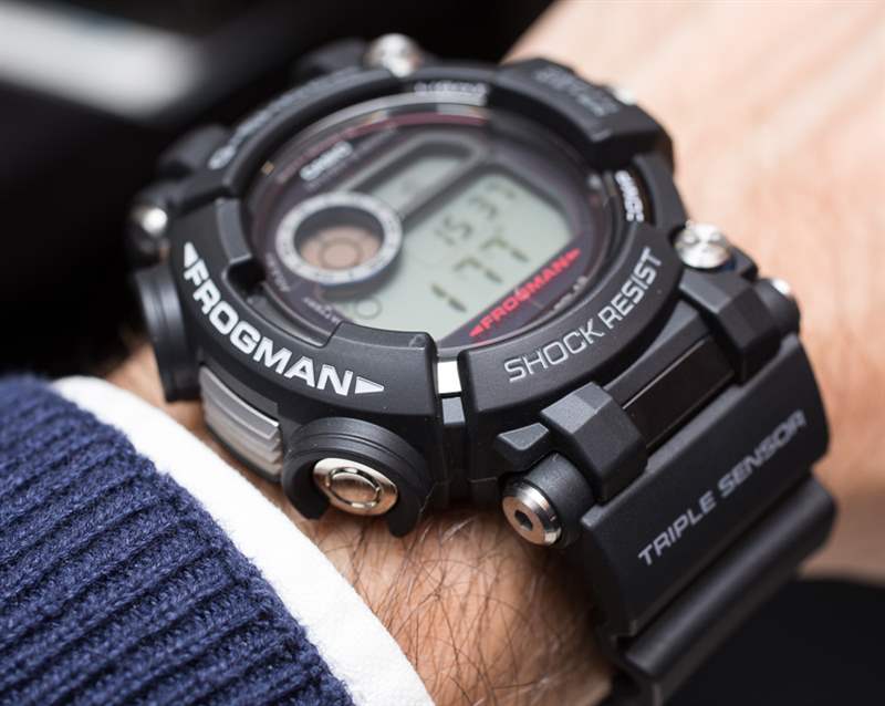 卡西歐G-Shock Frogman GWF-D1000動手實踐:終極潛水工具手表-復刻表