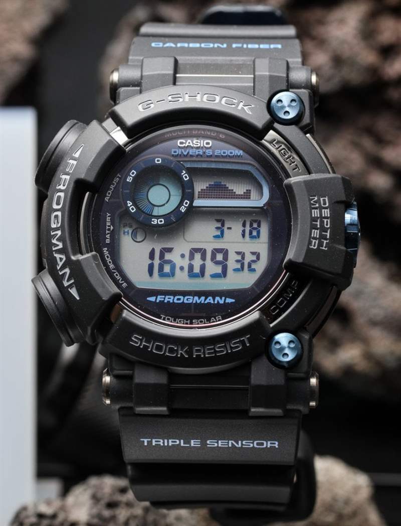 卡西歐G-Shock Frogman GWF-D1000動手實踐:終極潛水工具手表-復刻表
