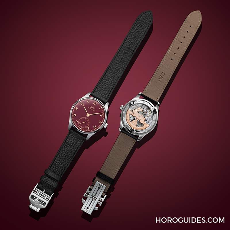 酒紅面盤金兔自動(dòng)盤IWC推出癸卯賀歲表-葡萄牙系列自動(dòng)腕表40中國(guó)新年特別版-復(fù)刻表