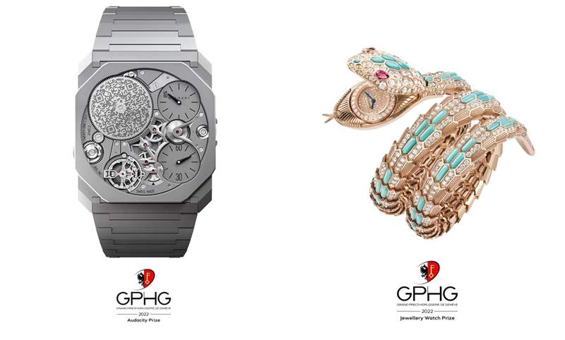 男女腕表俱強！ 寶格麗獲頒2022年GPHG日內瓦鐘表大賞兩項獎項